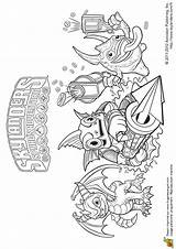 Skylanders Spyro Coloriages Gill Grunt sketch template