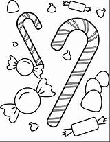 Candy Coloring Pages Sweets Candyland Kids Printable Peppermint Cane Sweet Print Colouring Gumdrop Color Christmas December Sheets Printables Book Drawing sketch template