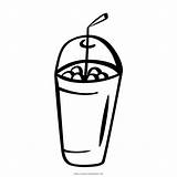 Batido Milkshake Shaking sketch template