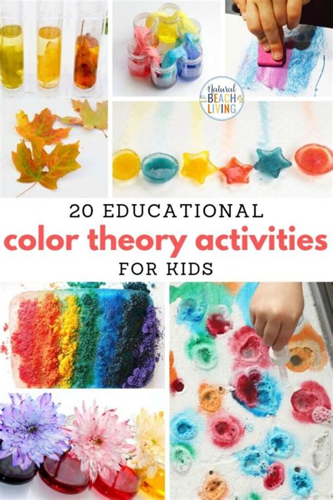 color preschool activities  teaching colors natural beach living