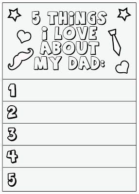 printable fathers day card    love   dad father