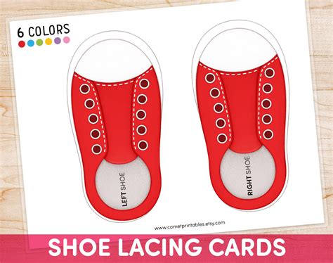 printable shoe lacing template