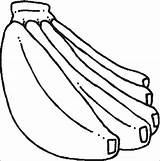 Banana Coloringsun sketch template