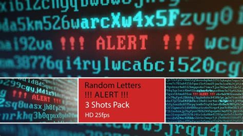 random letters and numbers alert on a computer screen by rouge trader