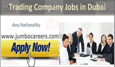 trading company jobs  dubai