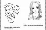 Abuse Coloring Protection Right Pages La Derecho Proteccion Abusos 為孩子的色頁 sketch template