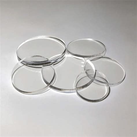 clear acrylic discs clear plexiglass discs plastic circles etsy