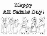 Saints Souls Halloween Coloring Happy Prayer Catholic Saint Activities Printables Litany Cards School Religious Celebrating Lesson Crafts Year Radiant Him sketch template