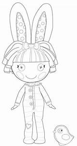 Coloring Lalaloopsy Pages sketch template