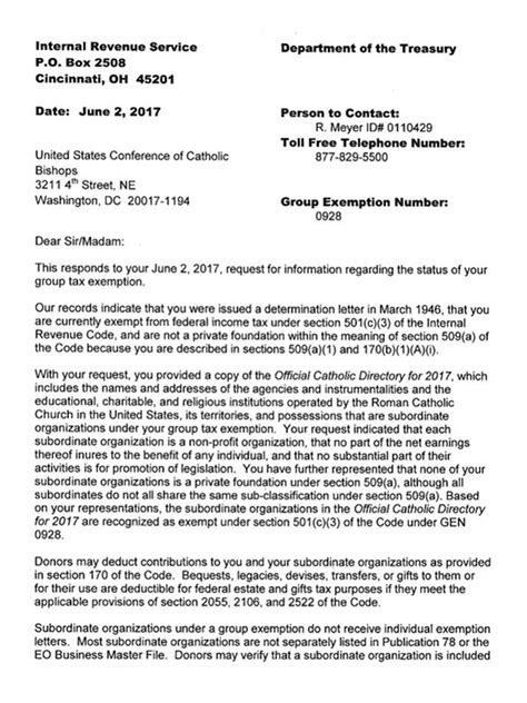 irs determination letter project