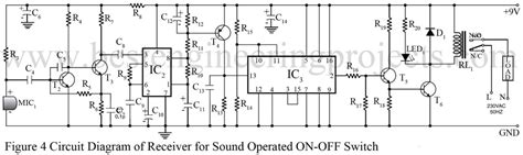 sound operated   switch  engineering projects