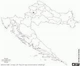 Croatia Map sketch template