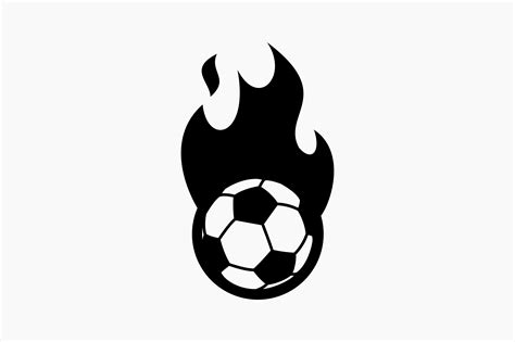 Flaming Soccer Ball Graphic By Berridesign · Creative Fabrica