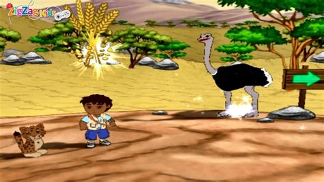 Go Diego Go Safari Rescue Food To The Ostrich Episode 2 Zigzag