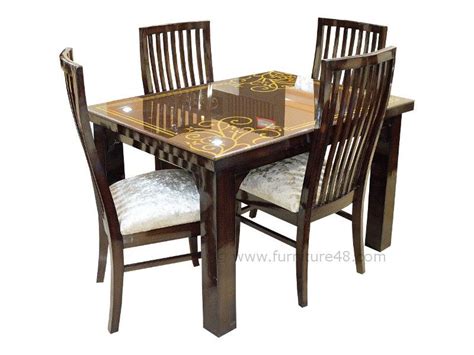 fabulous  seater dining table set  lacquered glass top