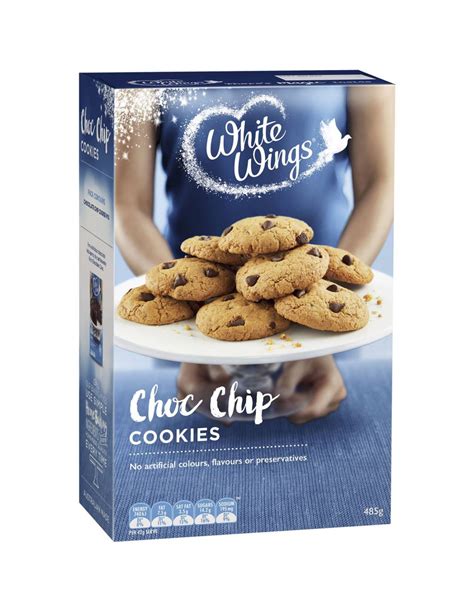 white wings cookie mix soft centred choc chip 485g ally s basket
