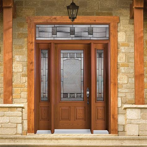 front entry doors glass