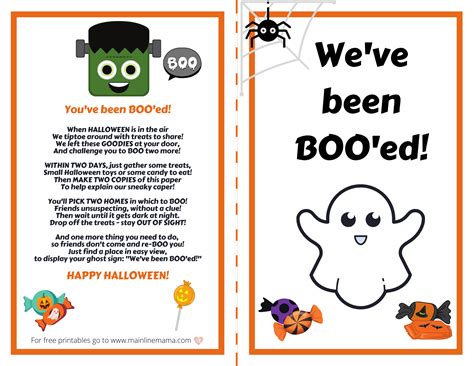 youve  booed  printable put   bags  treats