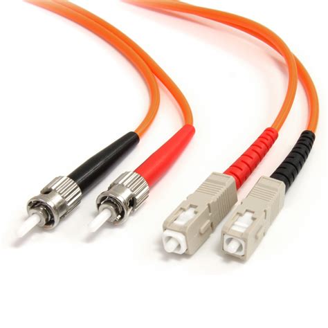 multimode fiber patch cable st sc fiber optic cables adapters