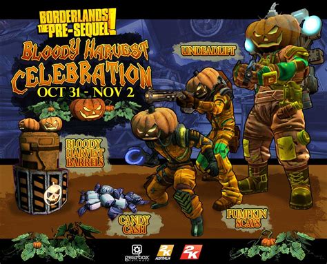 halloween  borderlands  pre sequel today xbox