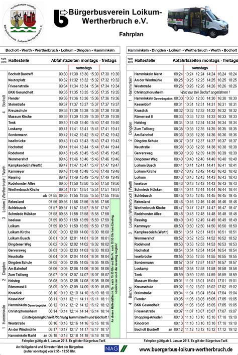 fahrplan ab  juni  buergerbus loikum wertherbruch ev