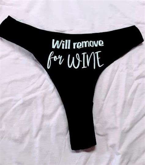 Sexy Funny Panties Will Remove For Wine Underwear Fun Naughty 5