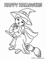 Halloween Coloring Pages Happy Witch Witches Colouring Printable Scarlet Sorceress Print Color Trainee Winnie Online Ausmalen Zum Hexe Hellokids Lovely sketch template