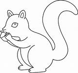 Squirrel Clipart Clip Acorn Clipartix Related sketch template