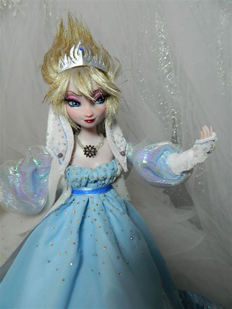 Disney Frozen Evil Villain Elsa Ooak Doll By Danielminaev