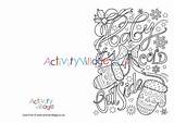Colouring Cold Outside Baby Card Its Cards Village Activity Explore sketch template