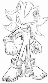 Shadow Hedgehog Sonic Coloring Pages Silver Drawings Cool Choose Board Sketchy Sketches Deviantart sketch template