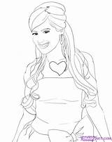 Coloring Pages Musical School High Sharpay Draw Printable Step Color Drawing Popular Dragoart Coloringhome sketch template