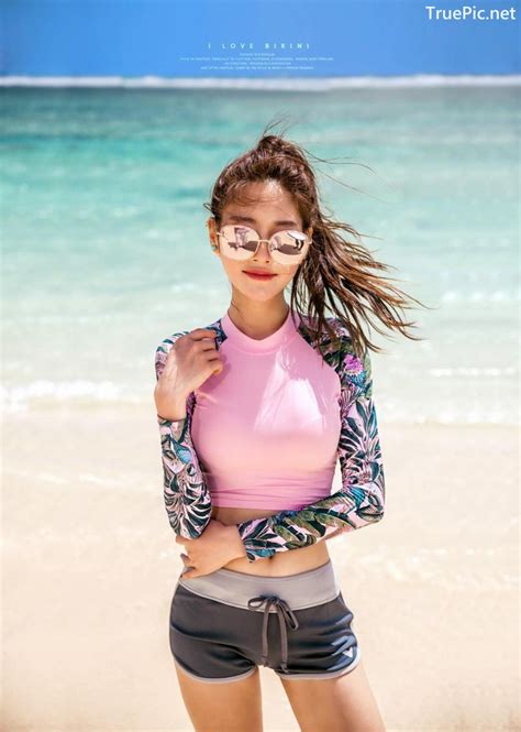 Korean Fashion Model Park Jung Yoon Summer Beachwear