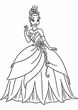 Princesas Tiana Princesa Rapunzel Colorindo Vestido Getcolorings 1200artists sketch template
