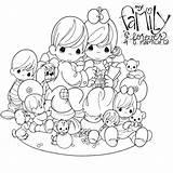 Coloring Pages Precious Moments Church Family Forever Baby Girl Printable Friends Families Christmas Sheets Religious Together Moment Kids Colouring Getdrawings sketch template