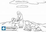 Jesus Transfiguration Pdfs Printable Niv sketch template