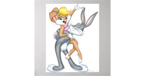 Bugs Bunny™ And Lola Bunny 2 Poster Zazzle