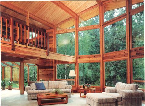 lindal cedar homes postcard    interior view  beautiful home unused ebay lindal cedar