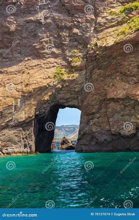 cliffs  rocks  lipari italy stock photo image  mediterranean