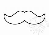 Mustache Template Father Coloring Pdf Card Fathers sketch template