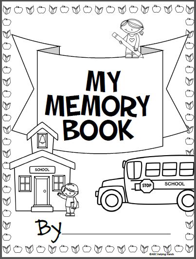 memory book  pages   teachers memory book school