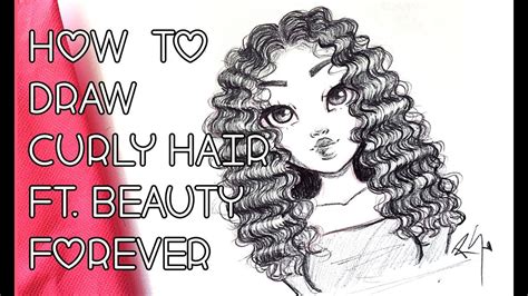 draw curly hair  beauty  malaysian curly youtube