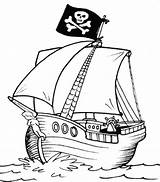Pirata Barco Coloriage Desenhos Colorir Piratas Coloriages Bateau Imprimer Blackbeard Coloringfolder Colorido sketch template