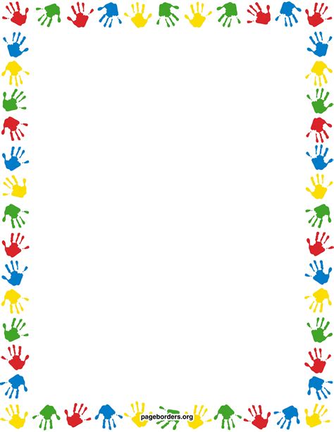 kids borders clipart   cliparts  images  clipground