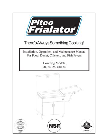 pitco frialator  fryer user manual manualzz