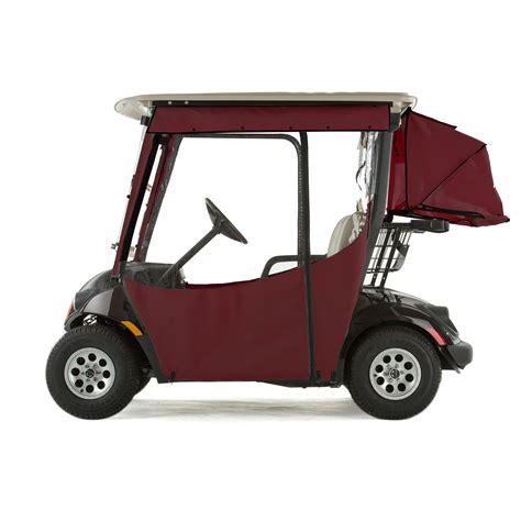 yamaha drive  golf cart pro touring sunbrella track enclosure dubonnet walmartcom