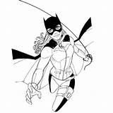 Batgirl Pages sketch template