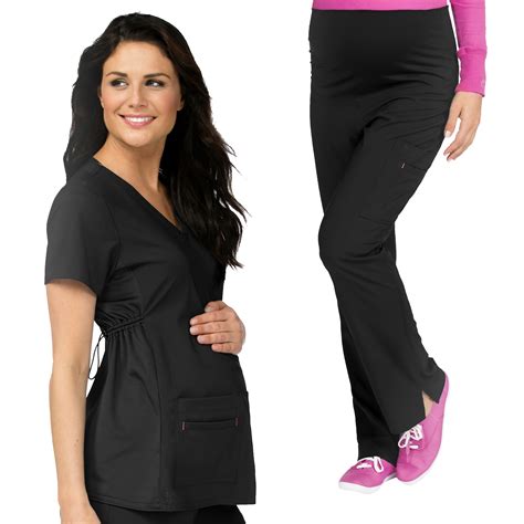 Med Couture Med Couture Maternity Scrub Top And Maternity Scrub Pant