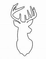 Deer Outline Head Drawing Silhouette Buck Printable Stencil Template Outlines Stencils Baby Paintingvalley Tutorial Drawings Samer Renar Pattern Tattoo Patterns sketch template