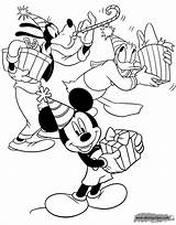 Mickey Coloring Pages Friends Mouse Disney Goofy Donald Birthday Party Minnie Kids Duck Color Daisy Christmas Disneyclips Choose Board Minie sketch template